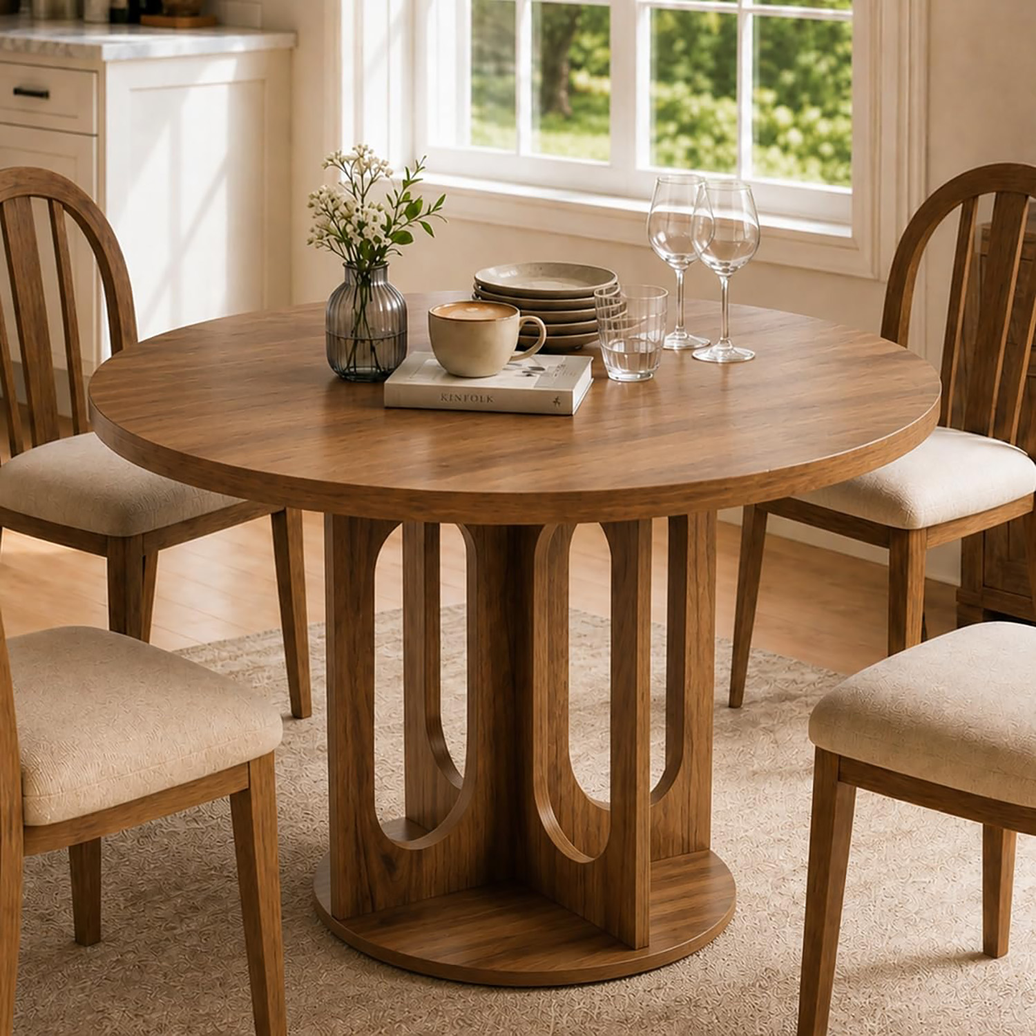 Kitchen Appliances Table - Meja Makan Bundar 47 Inci Untuk