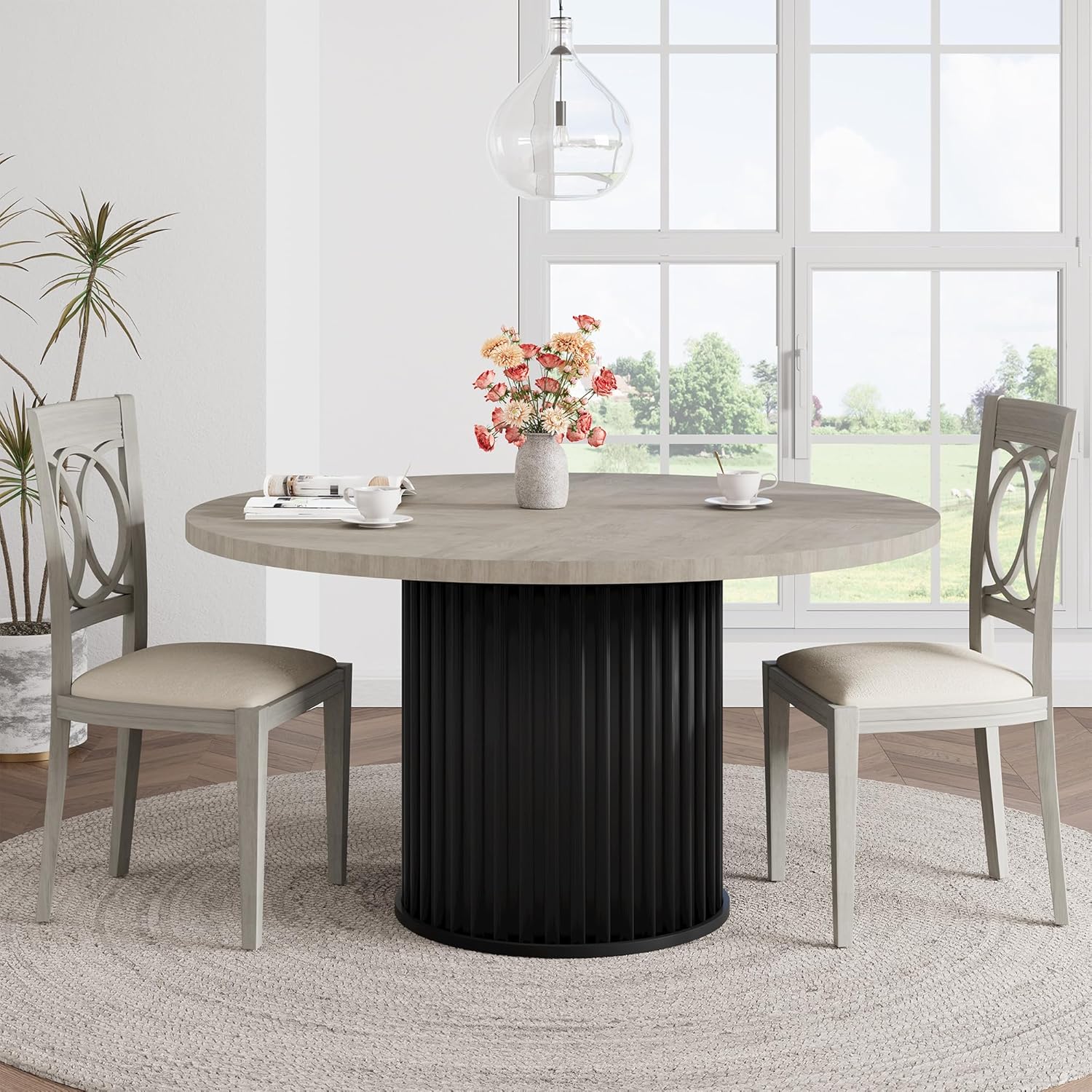 Kitchen Appliances Table - Meja Makan Bundar 47 Inci untuk