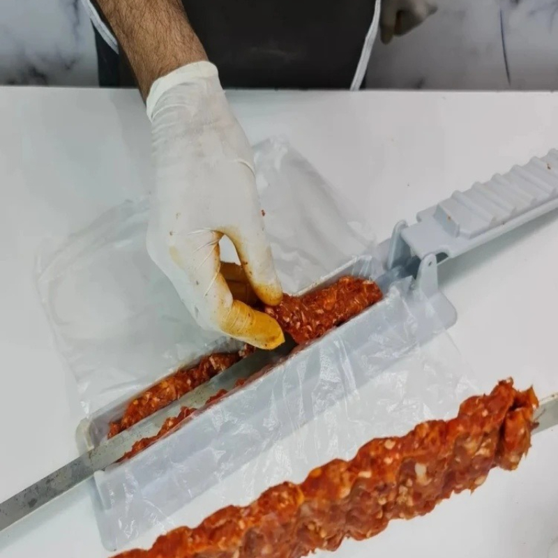 Sandwich Press Grill - Pembuat Kebab Satu Rangkaian, Mesin Tusuk