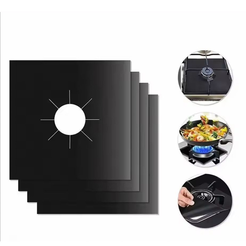 Kitchen Appliances Gas Stove - 2/4/8 Buah Pelindung Kompor Gas Bantalan