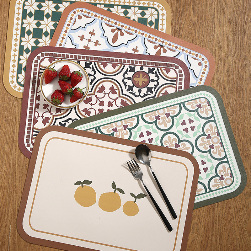 Kitchen Appliances Table - Retro Amerika Tahan Panas Tatakan Tahan