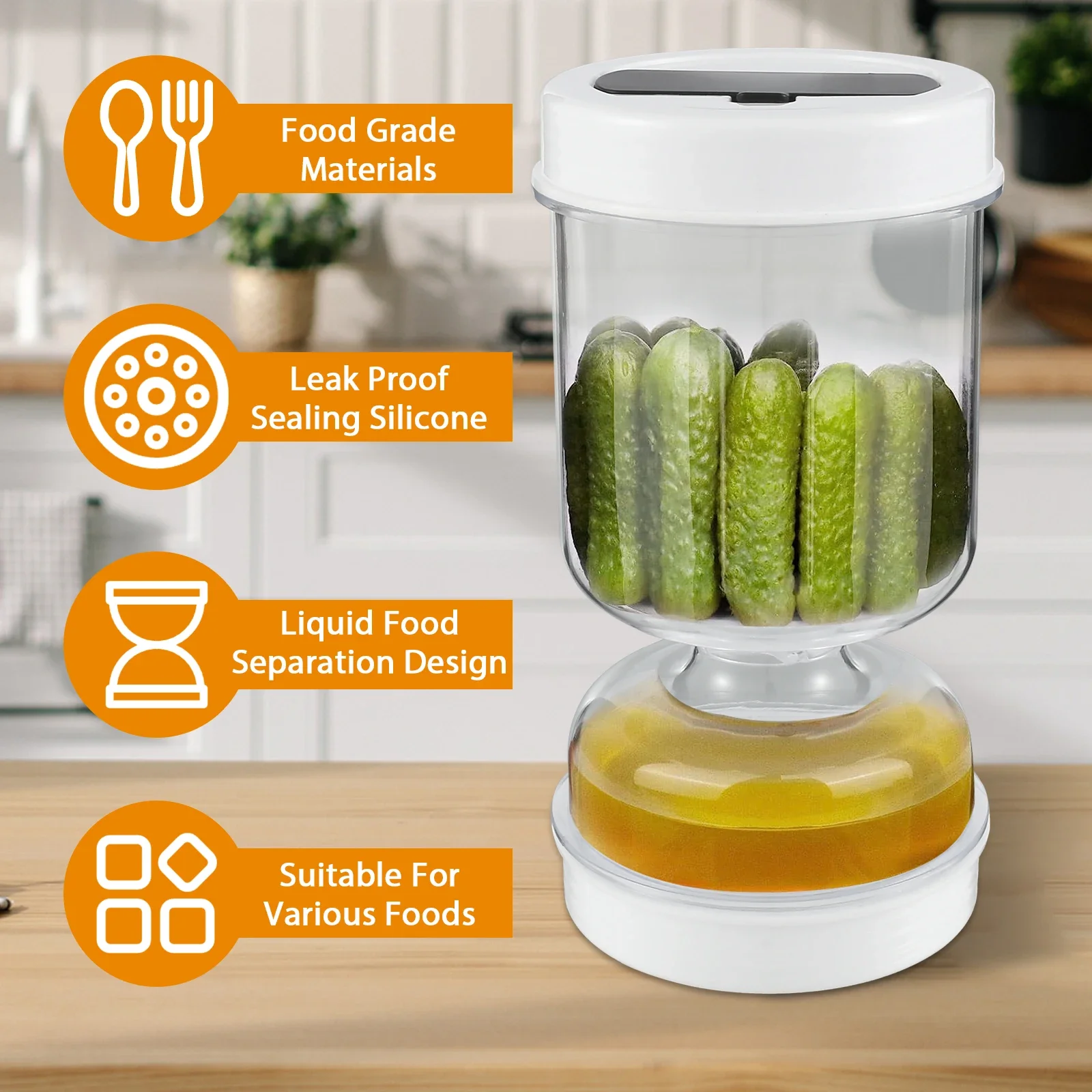Kitchen Appliances Manufacturers - Wadah makanan basah dan kering, wadah