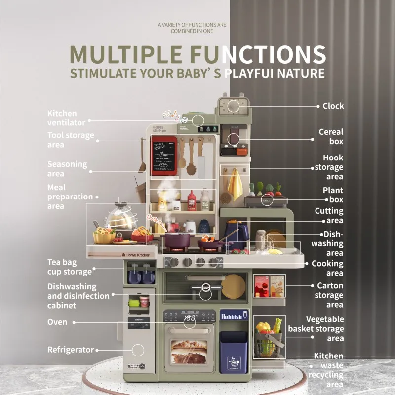 Kitchen Appliances Table - Set Peralatan Dapur Simulasi Anak-Anak Baru