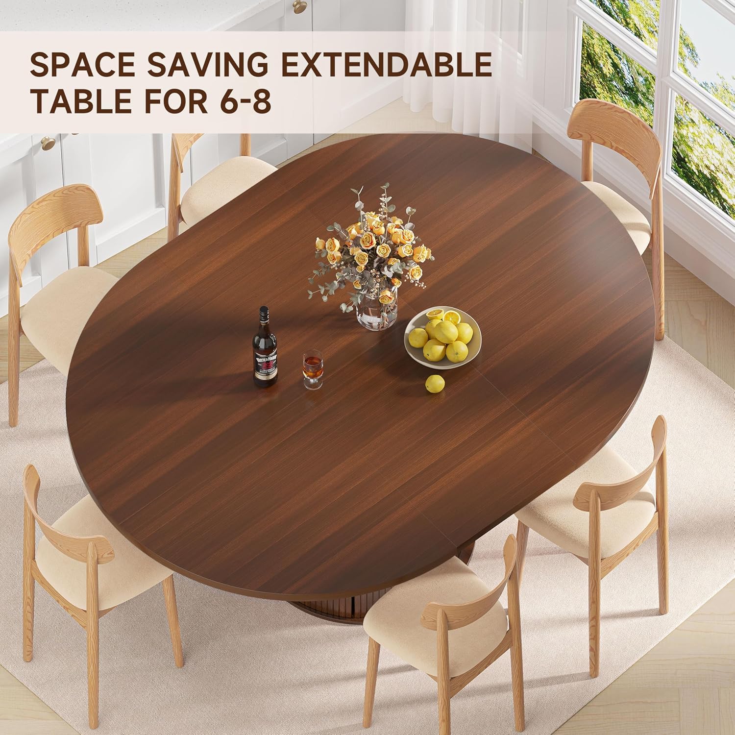 Meja Makan Bundar yang Dapat D - Kitchen Appliances Table ulasan dan harga