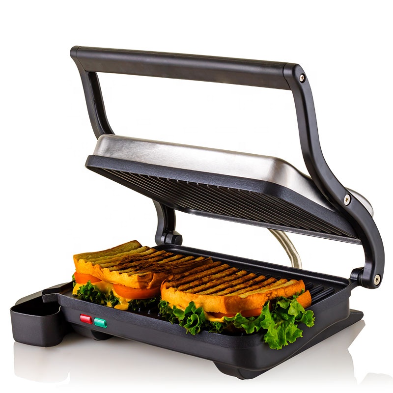 Panggangan Tekan Panini Elektr - Sandwich Press Grill ulasan dan harga