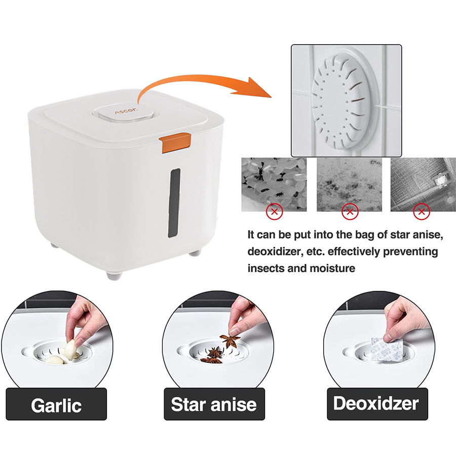 Wadah Penyimpanan Beras Tahan  - Kitchen Appliances Manufacturers ulasan dan harga