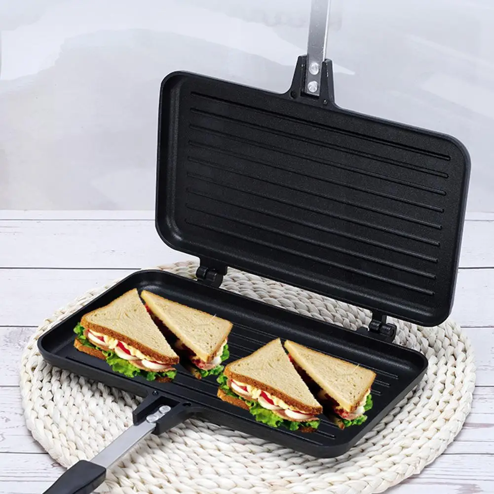 Wajan penggorengan dua sisi, a - Sandwich Press Grill ulasan dan harga