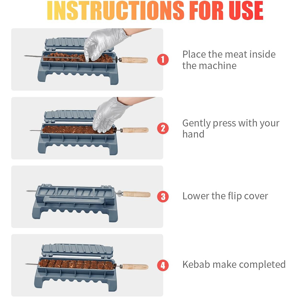 LMETJMA Alat Pembuat Kebab Bes - Sandwich Press Grill ulasan dan harga